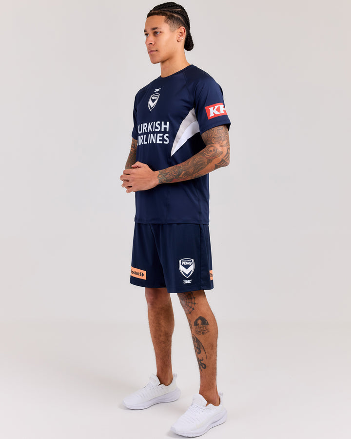 MVFC Men's ProSport Training Tee - Navy/Grey/White