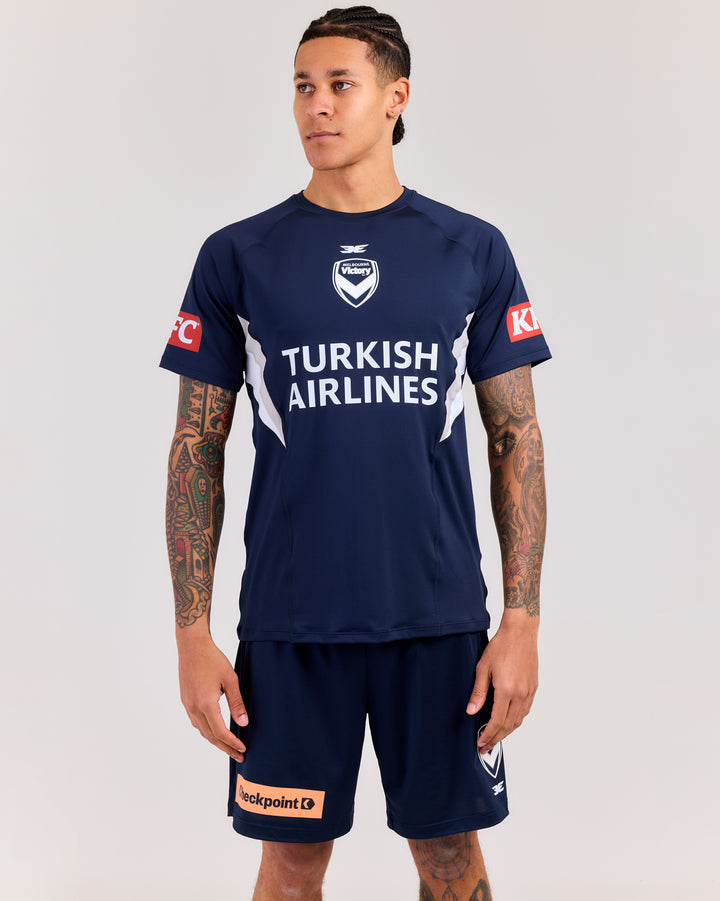 MVFC Men's ProSport Training Tee - Navy/Grey/White