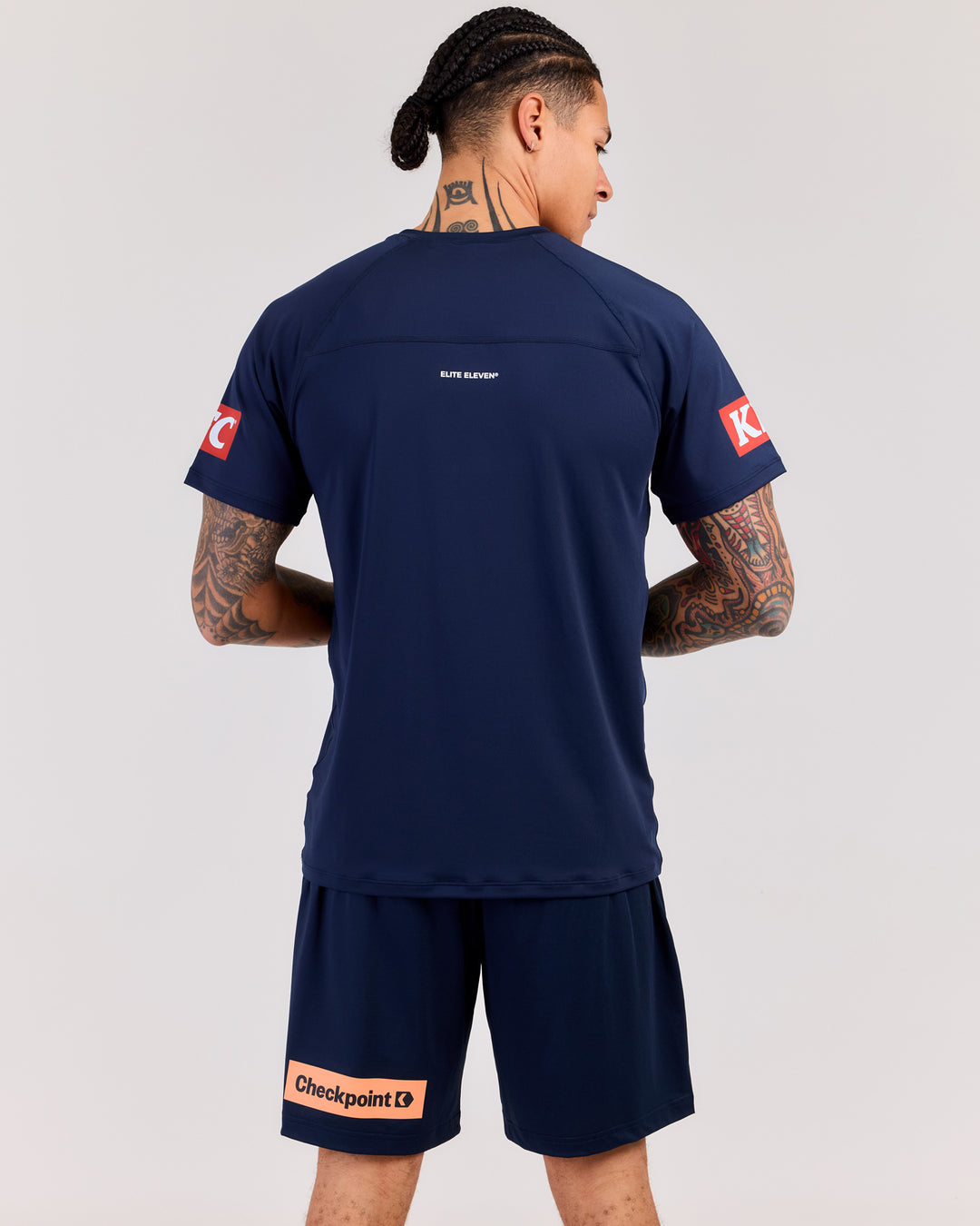 MVFC Men's ProSport Training Tee - Navy/Grey/White