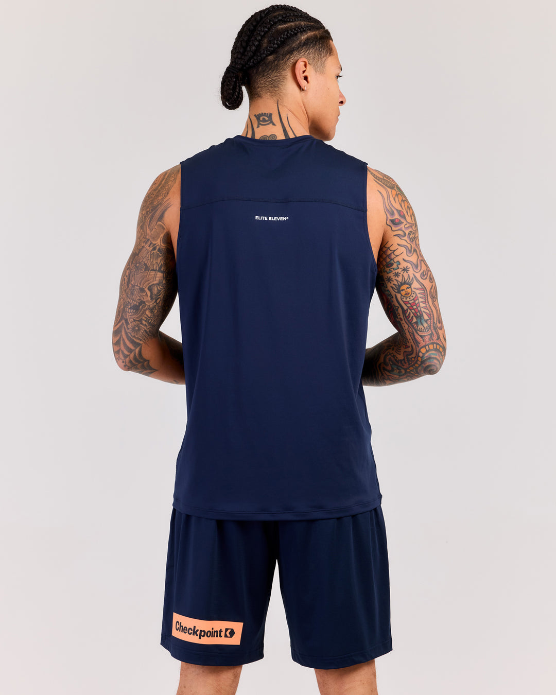 MVFC Men's ProSport Training Tank - Navy/Grey/White