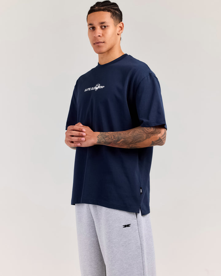 Men's MVFC Registered Oversized Tee - Navy/White