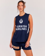 MVFC Women's ProSport Training Tank - Navy/Grey/White