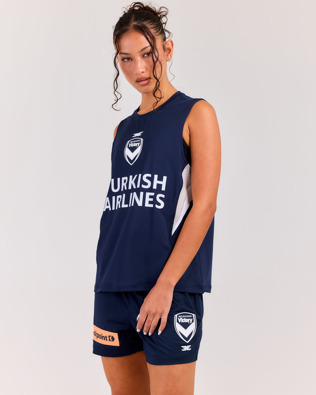 MVFC Women's ProSport Training Tank - Navy/Grey/White