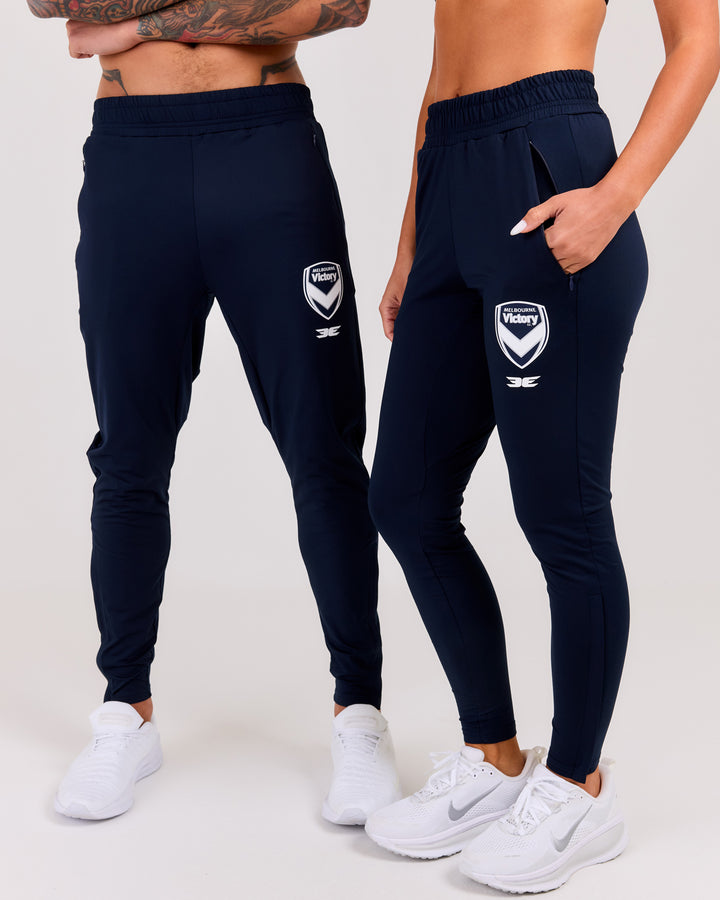 MVFC Unisex ProSport Heavy Training Zip Pants - Navy