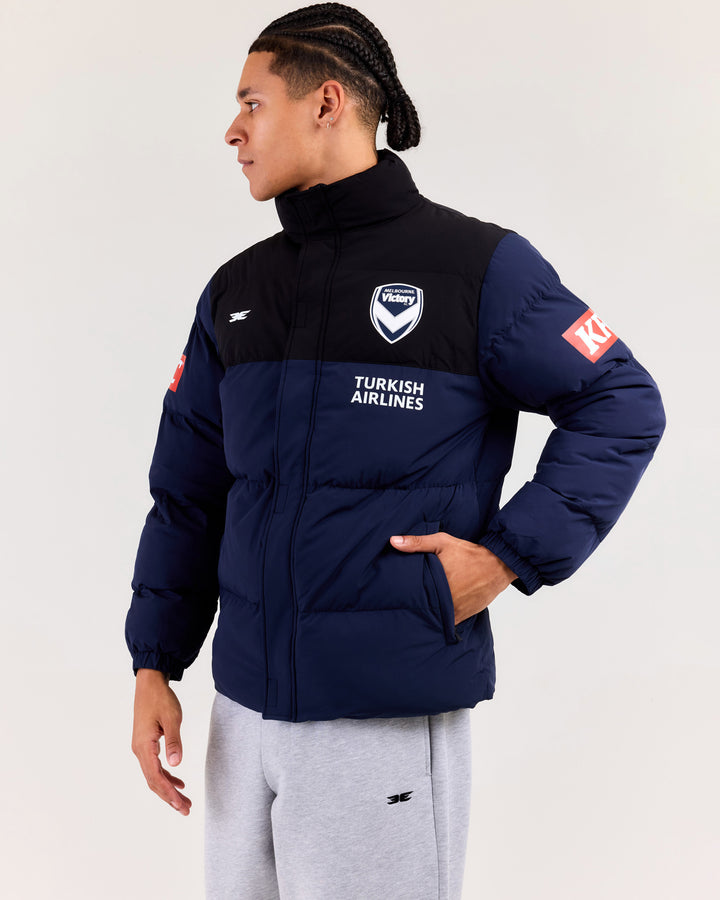 MVFC Unisex Puffer Jacket - Navy/Black