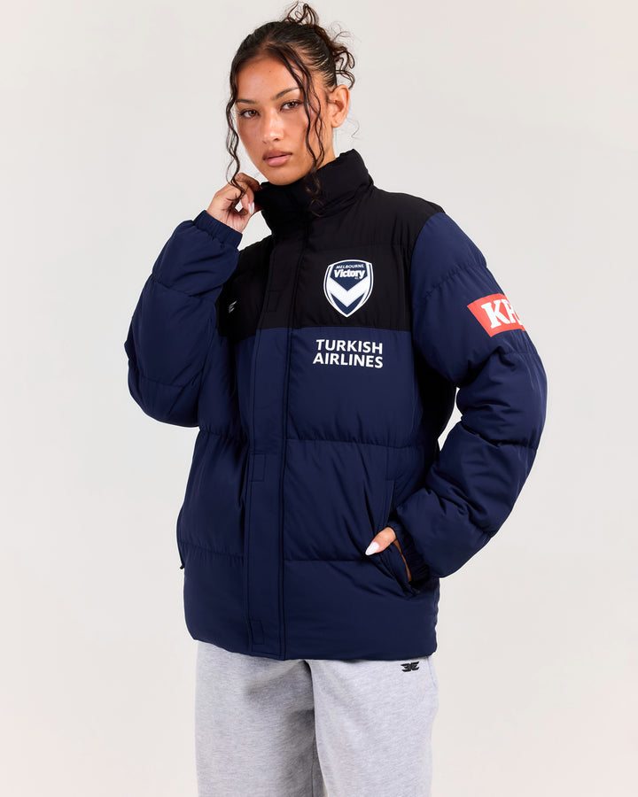 MVFC Unisex Puffer Jacket - Navy/Black