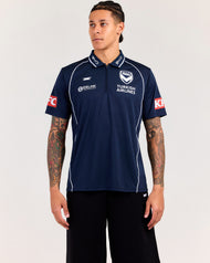 MVFC Men's Media Polo - Navy/Grey/White