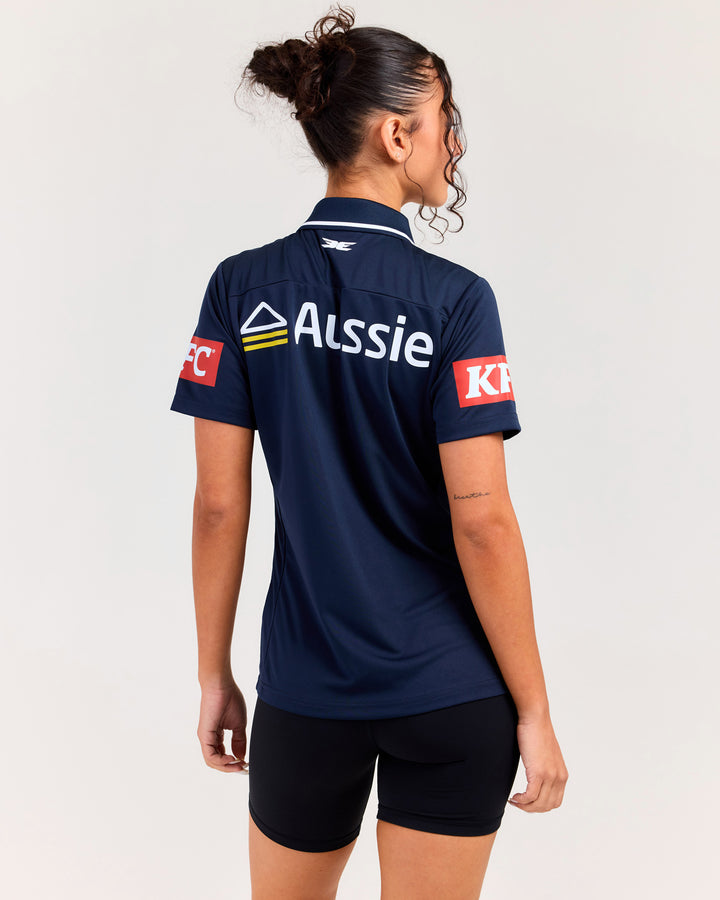 MVFC Women's Media Polo - Navy/Grey/White