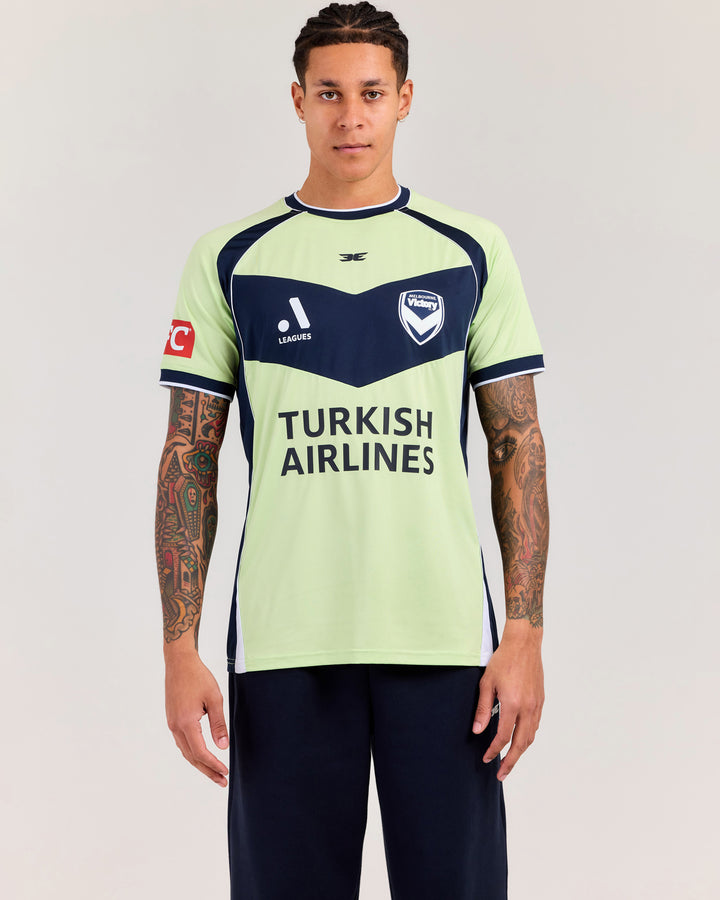 MVFC Elite Away Jersey - Lime/Navy/White
