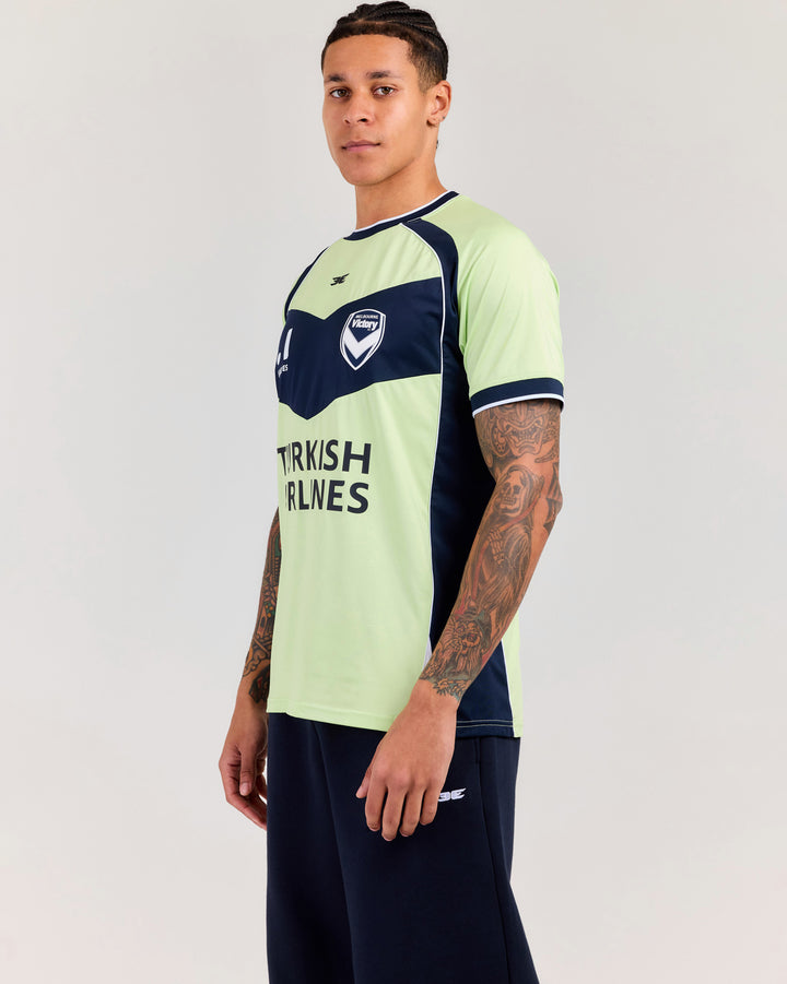 MVFC Elite Away Jersey - Lime/Navy/White