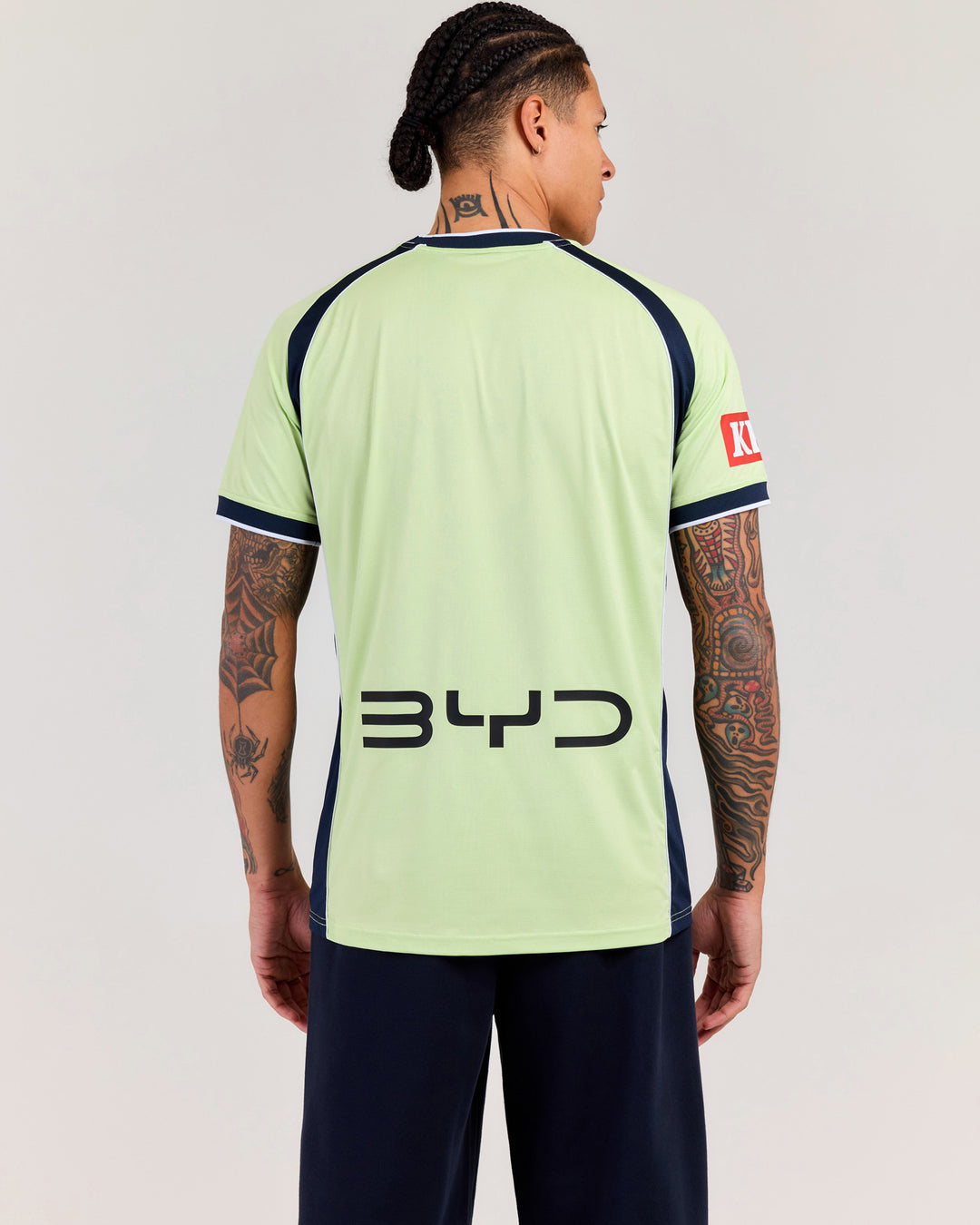MVFC Elite Away Jersey - Lime/Navy/White