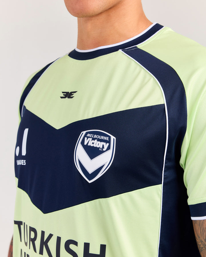 MVFC Elite Away Jersey - Lime/Navy/White