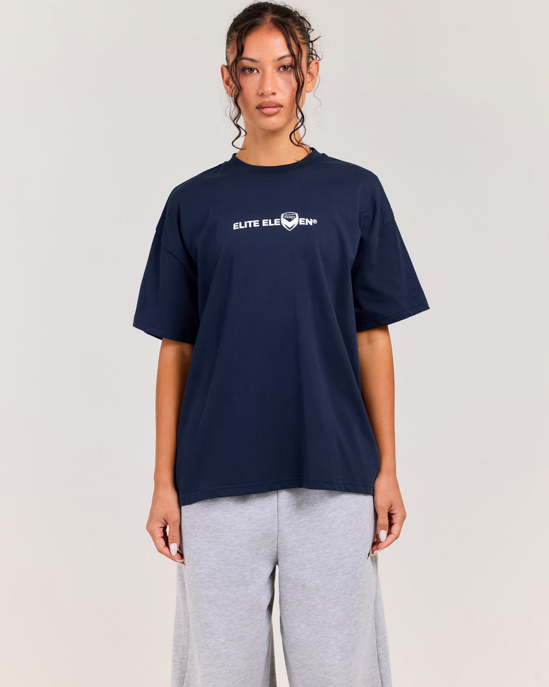 Women's MVFC Registered Oversized Tee - Navy/White
