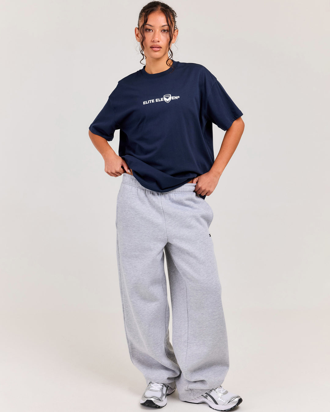 Women's MVFC Registered Oversized Tee - Navy/White