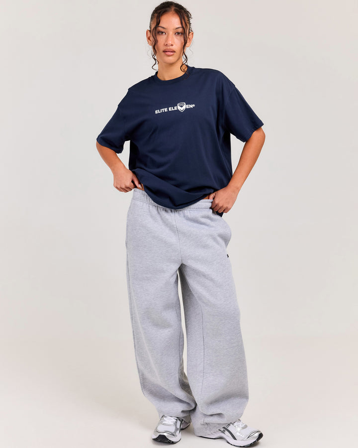 Women's MVFC Registered Oversized Tee - Navy/White
