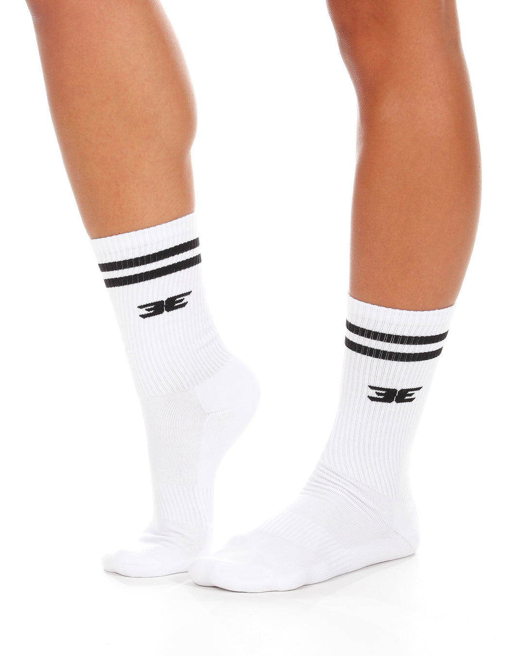 EE Crew Socks - White