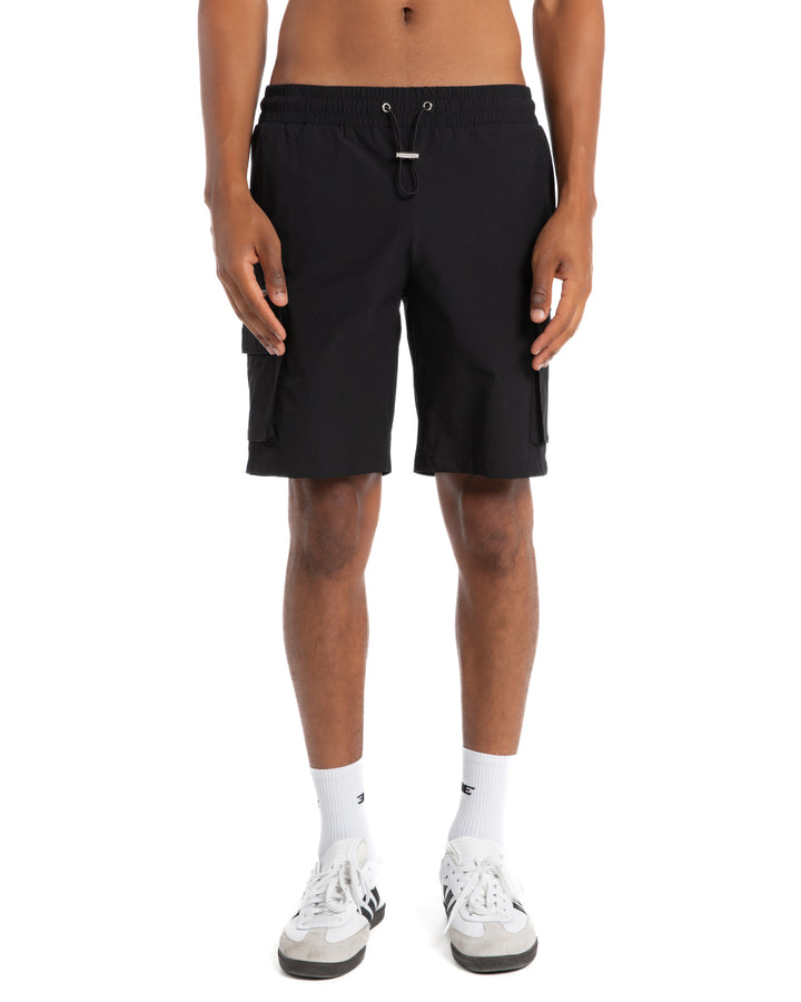 Utility Cargo Shorts - Black