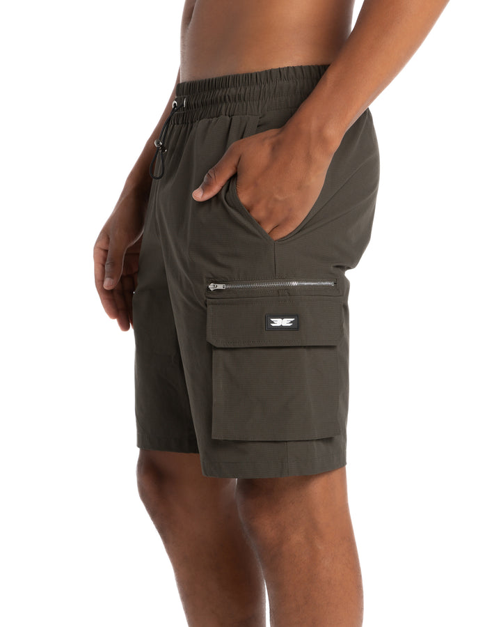 Utility Cargo Shorts - Khaki