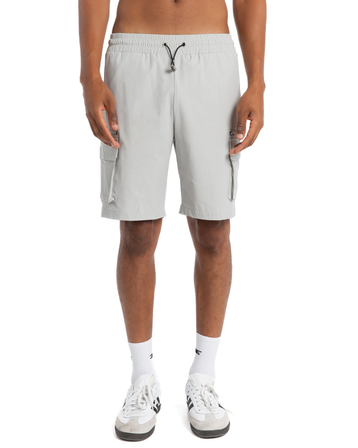 Utility Cargo Shorts - Light Grey