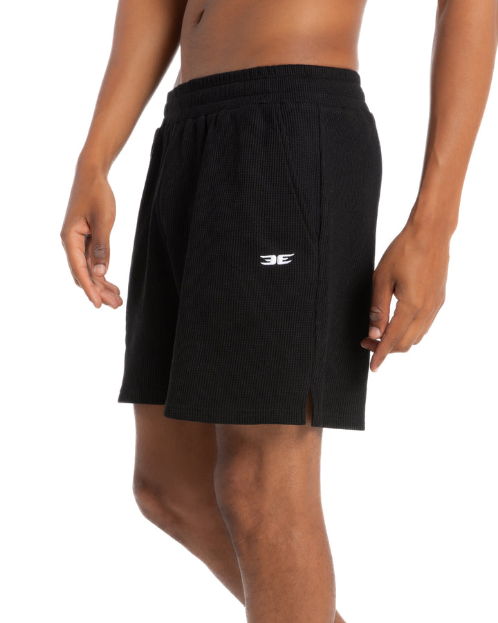 Waffle Shorts - Black