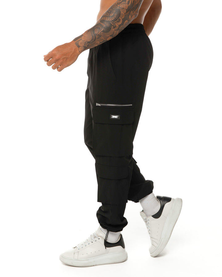 Men's Utility Cargo Pants - Black