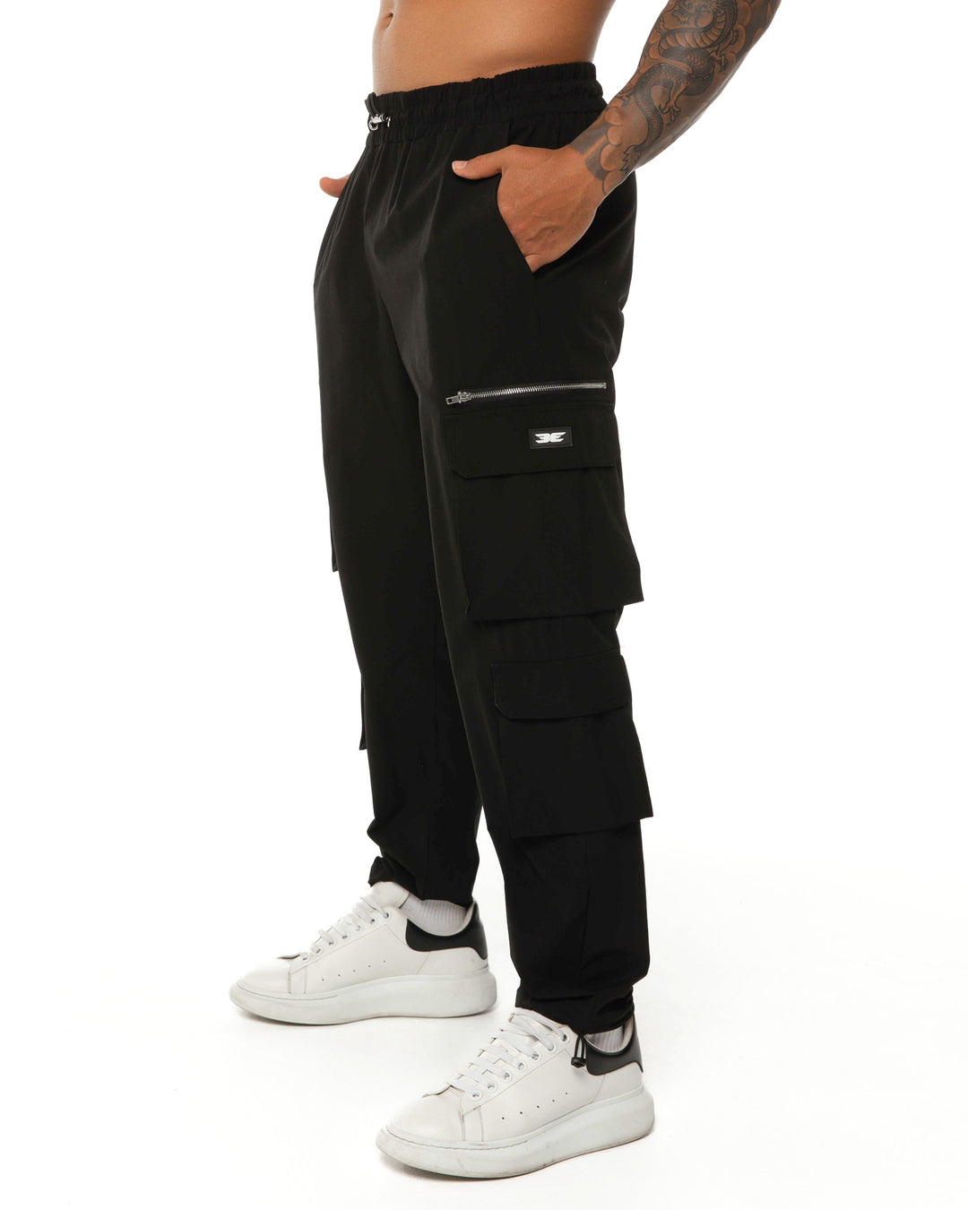 Men's Utility Cargo Pants - Black