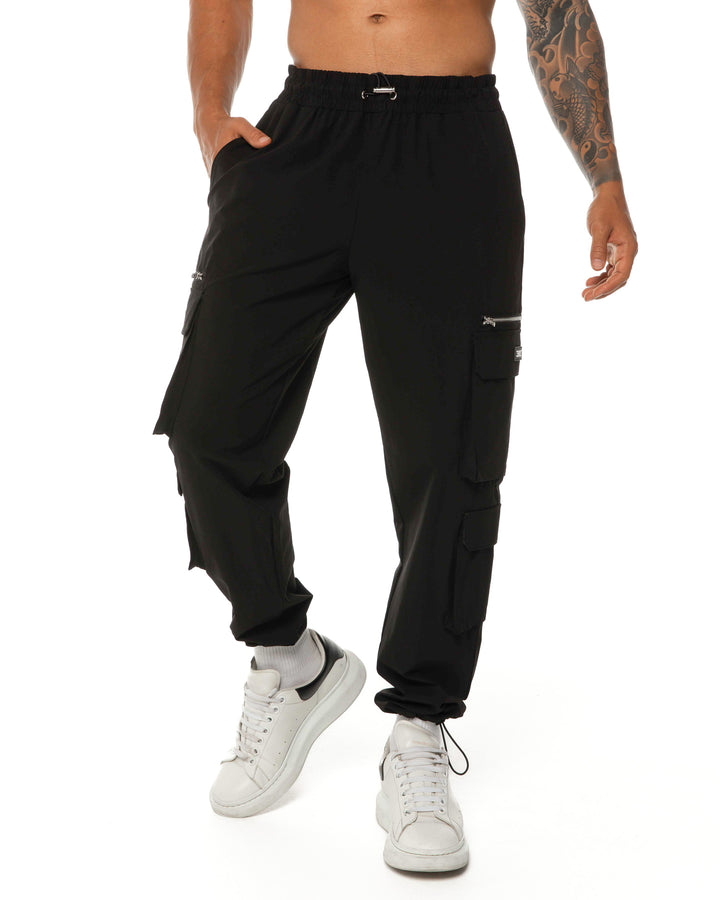 Men's Utility Cargo Pants - Black