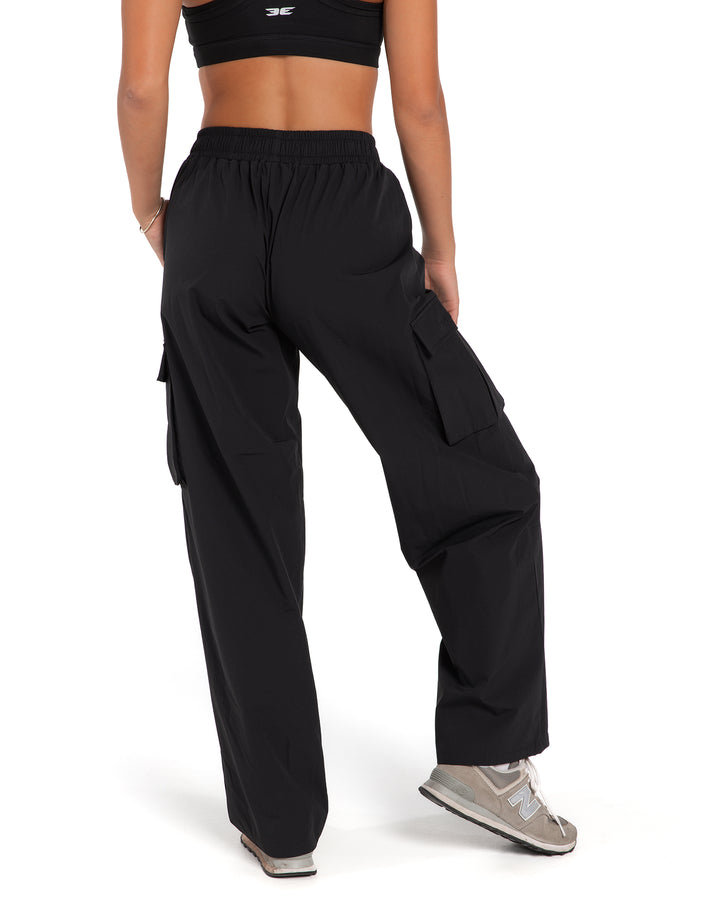 Oversized Cargo Pants - Black