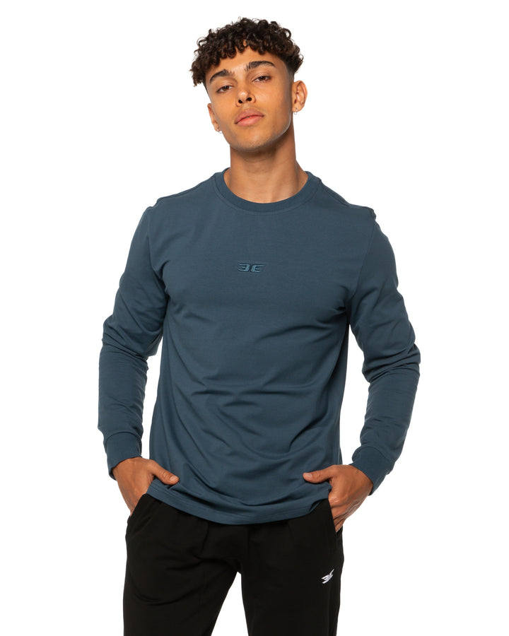 EE Long Sleeve Tee - Deep Blue