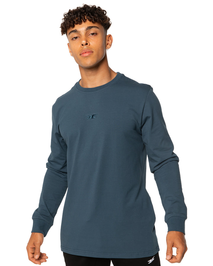 EE Long Sleeve Tee - Deep Blue