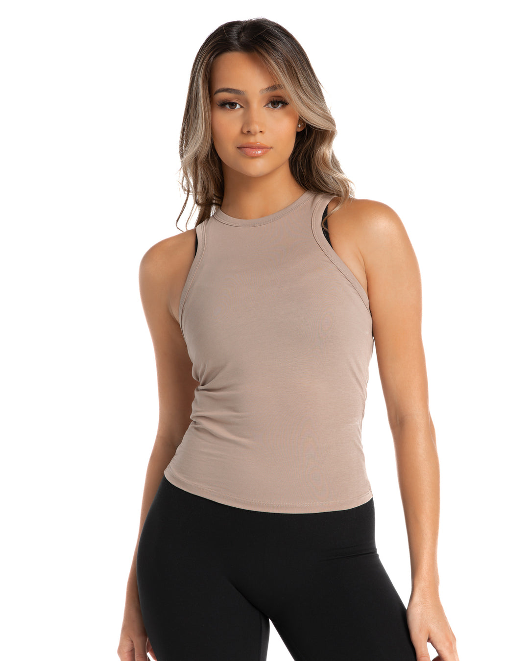 Charm Singlet - Taupe