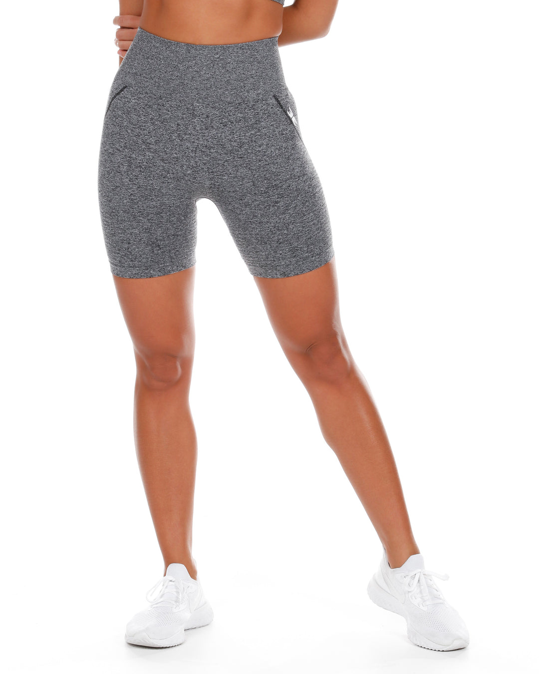 Elite Seamless Shorts - Heather Black