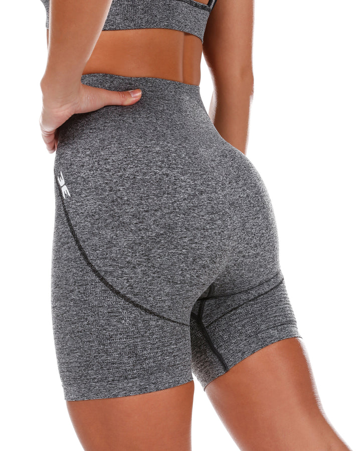 Elite Seamless Shorts - Heather Black