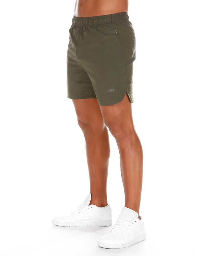 Woven Tech Shorts - Khaki