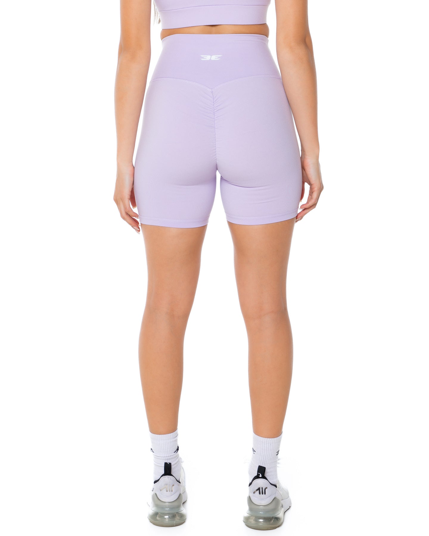 Aura Scrunch Shorts - Lilac – Elite Eleven