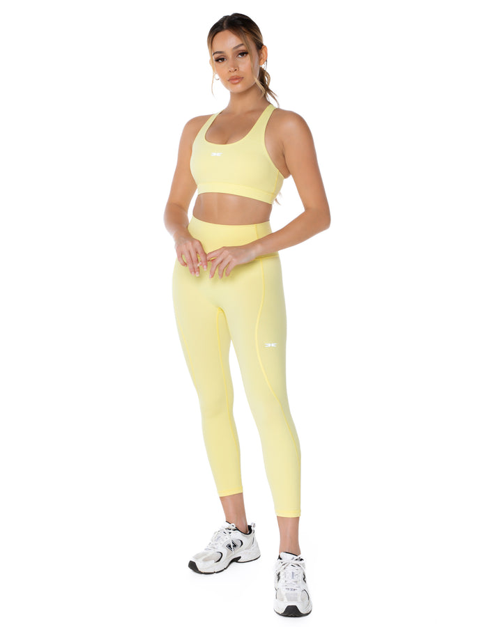 7/8 Curve Leggings - Soft Yellow