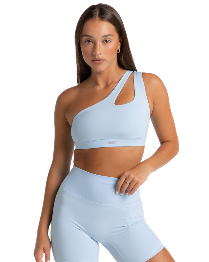 Asymmetric Bra - Pastel Blue